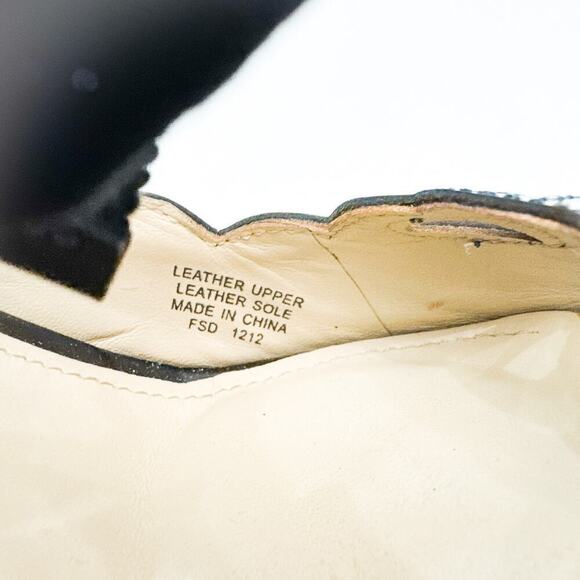 Joan & David Black Cicilee Patent Pumps Stiletto Lace Platform Shoes Size 7 - Picture 3 of 7